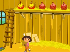 Joc Dora The explorer Saves the Farm on-line