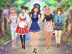 Joc High School Anime Dress Up on-line