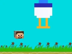 Joc Chicken Jockey Flappy Minecraft on-line