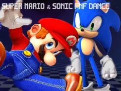 Joc Super Mario & Sonic FNF Dance on-line