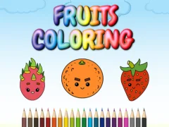 Joc FRUITS COLORING on-line