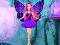 Joc Barbie Mariposa Dress Up on-line