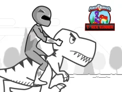 Joc Power Rangers T-Rex Runner on-line