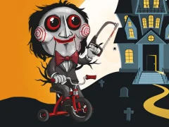 Joc Scary Faces Jigsaw on-line