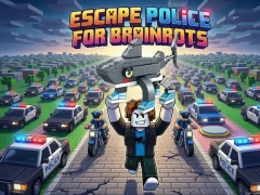 Joc Escape Police for Brainrots on-line