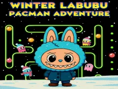 Joc Winter Labubu Pacman Adventure on-line