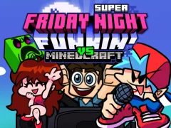 Joc Super Friday Night Funkin Vs Minecraft on-line
