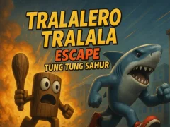 Joc Tralalero Tralala escape Tung Tung Sahur on-line