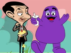 Joc When Mr Bean meet Grimace on-line