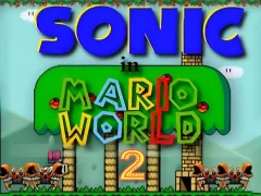 Joc Sonic in Mario World 2 on-line