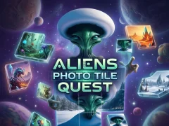 Joc Aliens Photo Tile Quest on-line