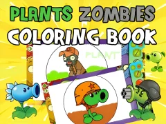 Joc Plants vs Zombies Coloring on-line