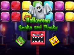 Joc Halloween Snake and Blocks on-line