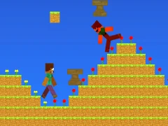 Joc Noob vs Pro But Anvil Rain Minecraft on-line