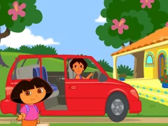 Joc Dora The explorer Dora's Ride-Along City Adventure on-line
