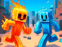 Joc Fire and Water Stickman on-line
