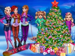 Joc Princesses Christmas tree on-line