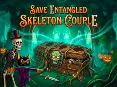 Joc Save Entangled Skeleton Couple on-line