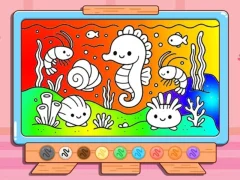 Joc Coloring Book: Kawaii Sea Animals on-line