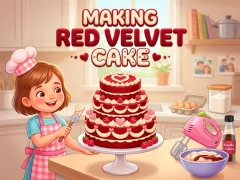 Joc Making Red Velvet Cake on-line