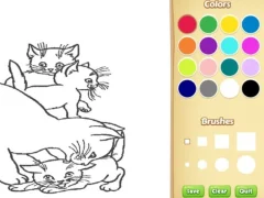 Joc Cats Coloring Book For Kids on-line
