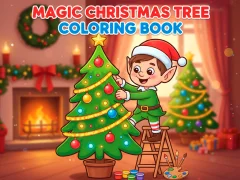 Joc Magic Christmas Tree Coloring Book on-line