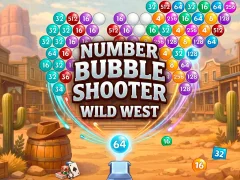 Joc Number Bubble Shooter Wild West on-line