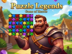 Joc Puzzle Legends Game of Heroes on-line