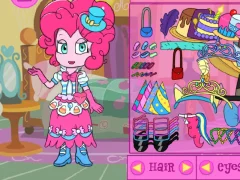 Joc My little pony Equestria Girls Pinkie Pie Dress Up on-line