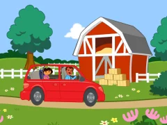 Joc Dora The explorer Dora's Ride-Along Animal Photo Adventure on-line