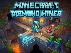 Joc Minecraft Diamond Miner on-line