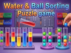 Joc Water & Ball Sorting Puzzle game on-line