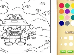 Joc Labubu Coloring Book For Kids on-line