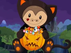 Joc Halloween Monkey Jumper on-line