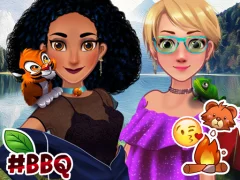 Joc Jasmine & Rapunzel on Camping on-line