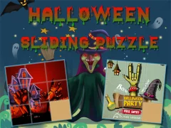 Joc Halloween Sliding Puzzle on-line