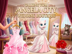 Joc Talking Tom Angela City Wedding Boutique on-line