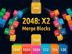 Joc 2048 X2 Merge Blocks on-line