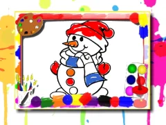 Joc Winter Coloring Book on-line