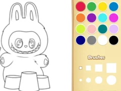 Joc Easy Labubu Coloring Book on-line