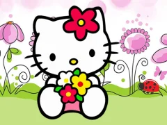 Joc Hello Kitty Jigsaw on-line