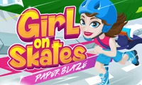 Joc Girl on Skates Paper Blaze on-line