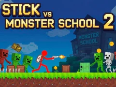 Joc Stick vs Monster School 2 on-line