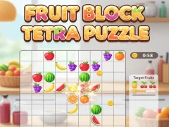 Joc Fruit Block Tetra Puzzle on-line