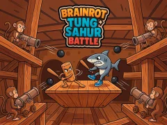 Joc Brainrot Tung Sahur Battle on-line
