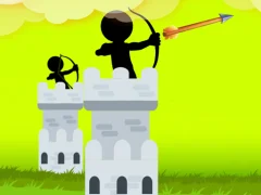 Joc Stickman Archer Castle on-line