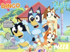 Joc Jigsaw Puzzle: Bluey Credit Card on-line