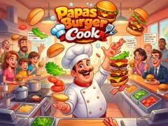 Joc Papas Burger Cook on-line