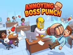 Joc Annoying Boss Punch on-line