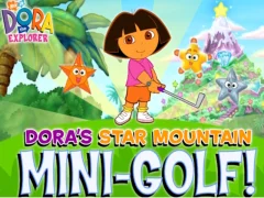 Joc Dora The explorer Dora's Star Mountain Mini-Golf on-line
